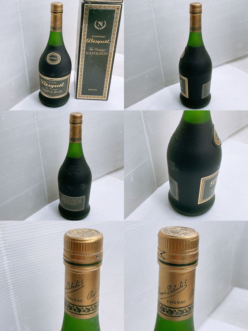【5本】未開栓 古酒 NAPOLEON ナポレオン コニャック　グリーンボトル