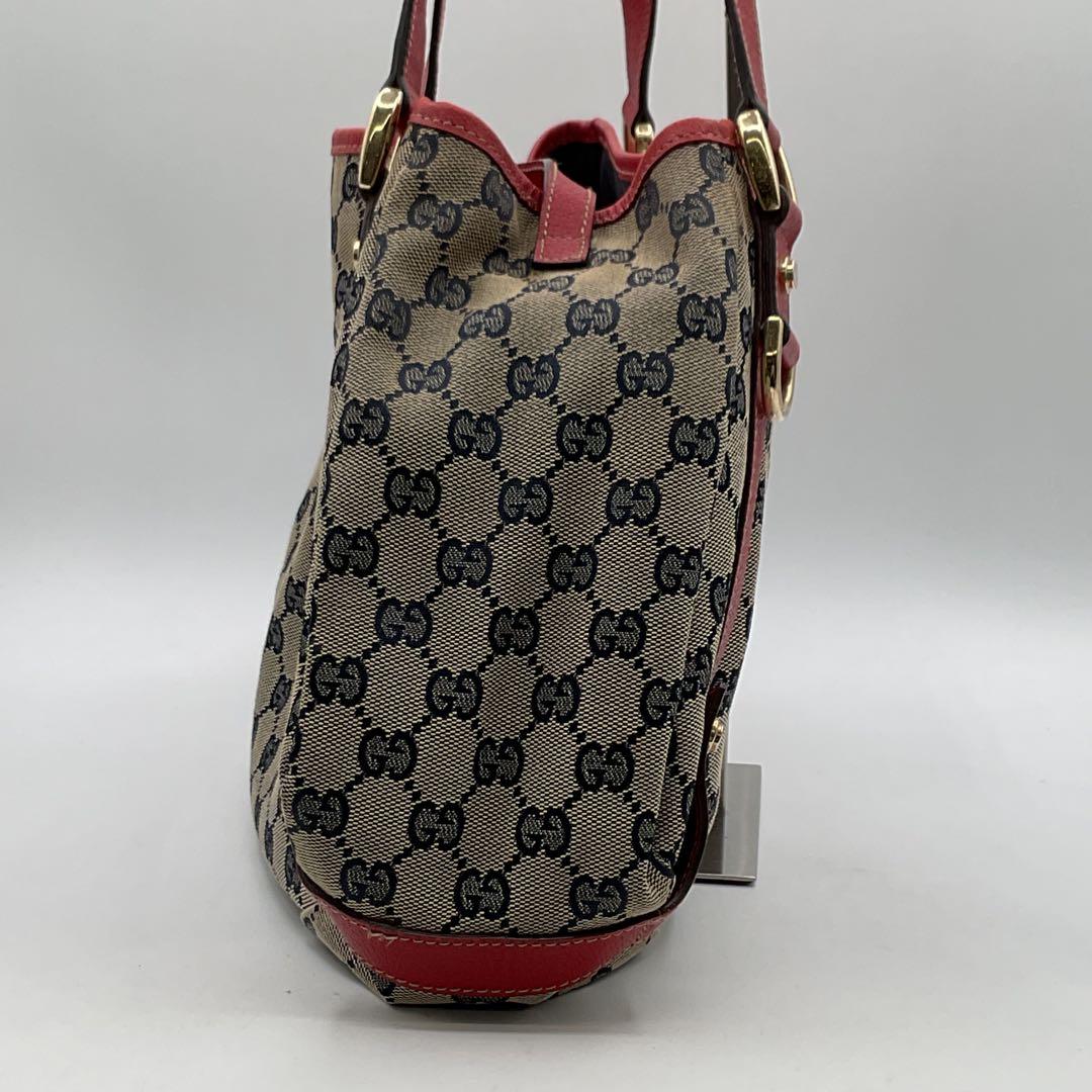 グッチ GUCCI トートバッグ GGパターン キャンバス レザー