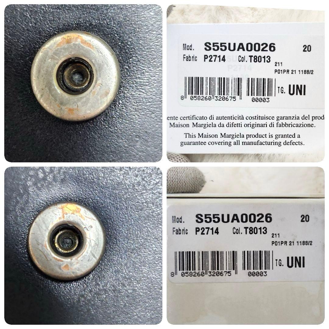 ✨美品　付属品完備✨マルジェラ　キーケース　ステッチ　6連　ブラック　黒