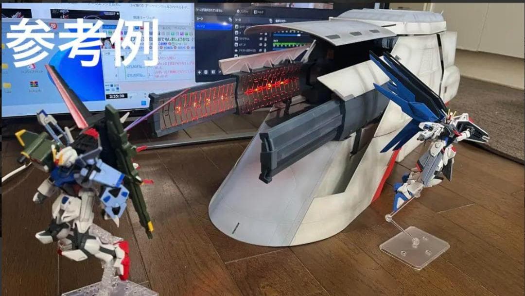 バンダイ 1/144アークエンジェル カタパルトデッキ+SEED HGセット