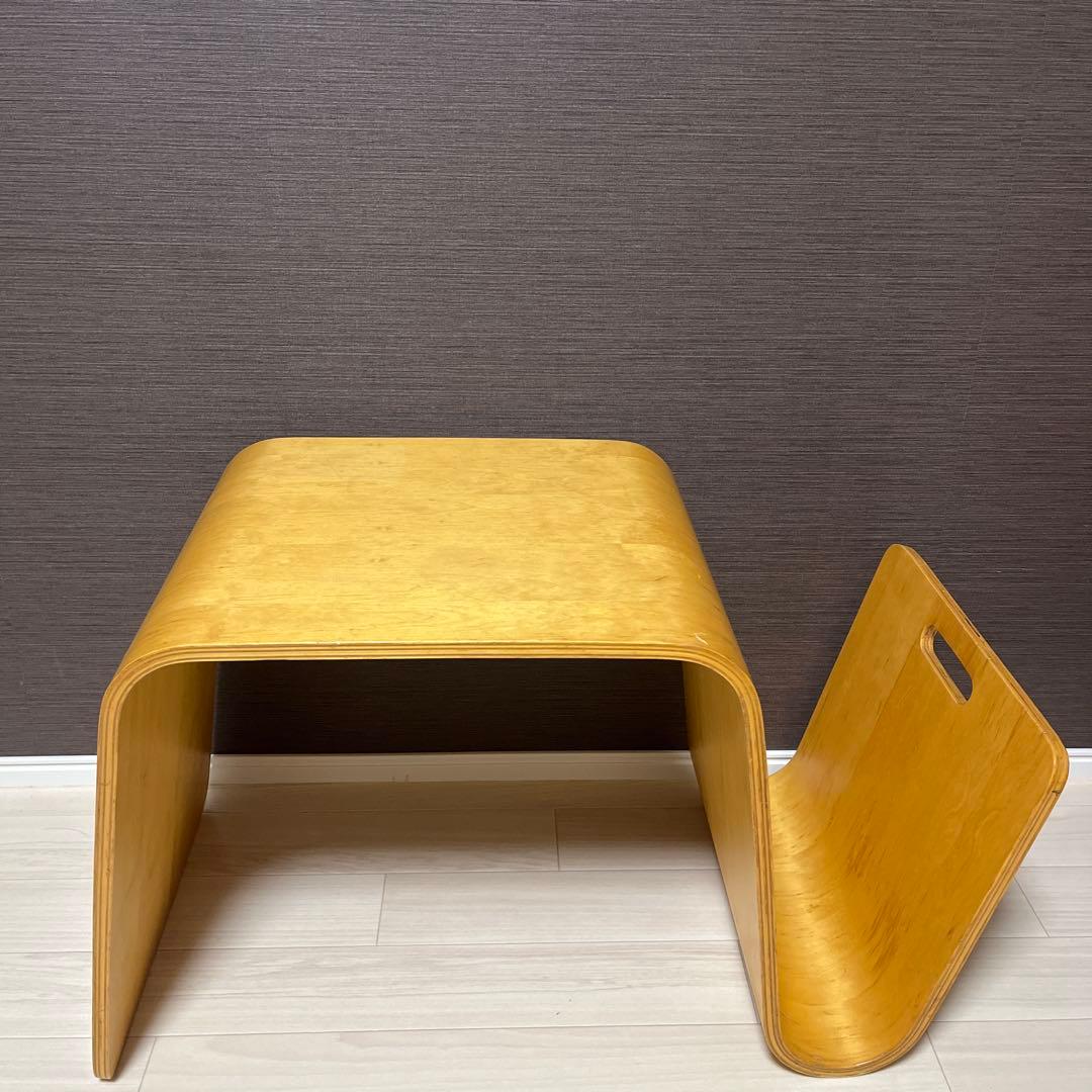 高級家具　Offi オフィ MagTable マグテーブル 木製 サイドテーブル