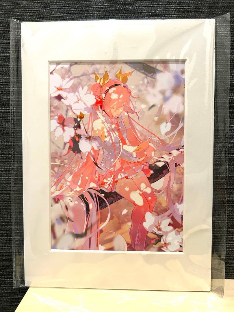 初音ミク　桜ミク　複製原画