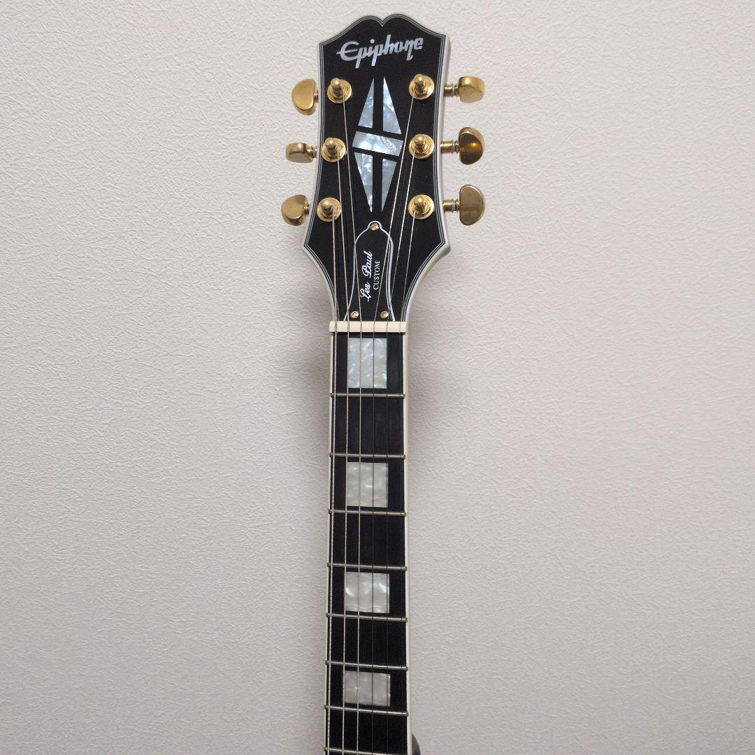 Epiphone Les Paul Custom Ebony（ギグバッグ付き）