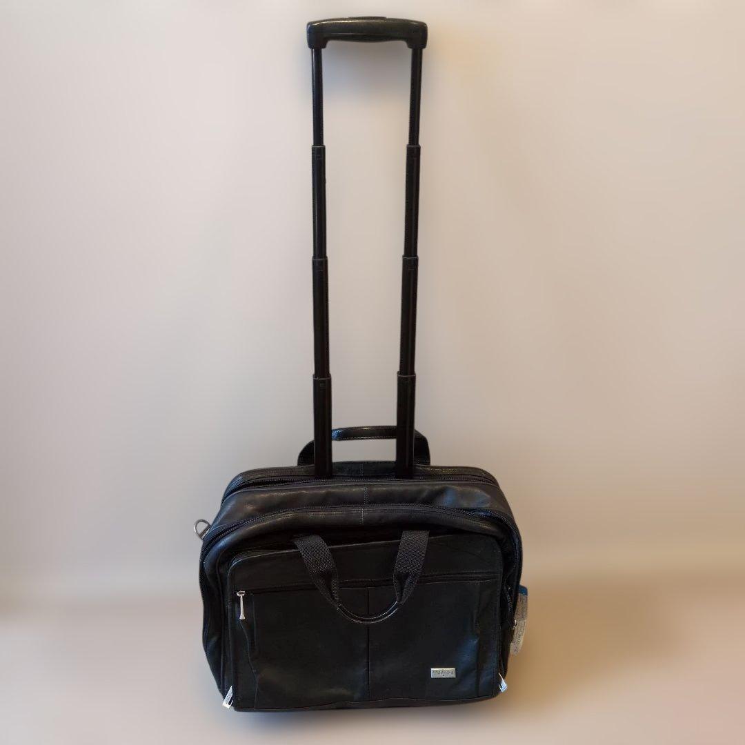 柔らかい高級本革3way自立キャリーオンバッグ　US LUGGAGE N.Y.