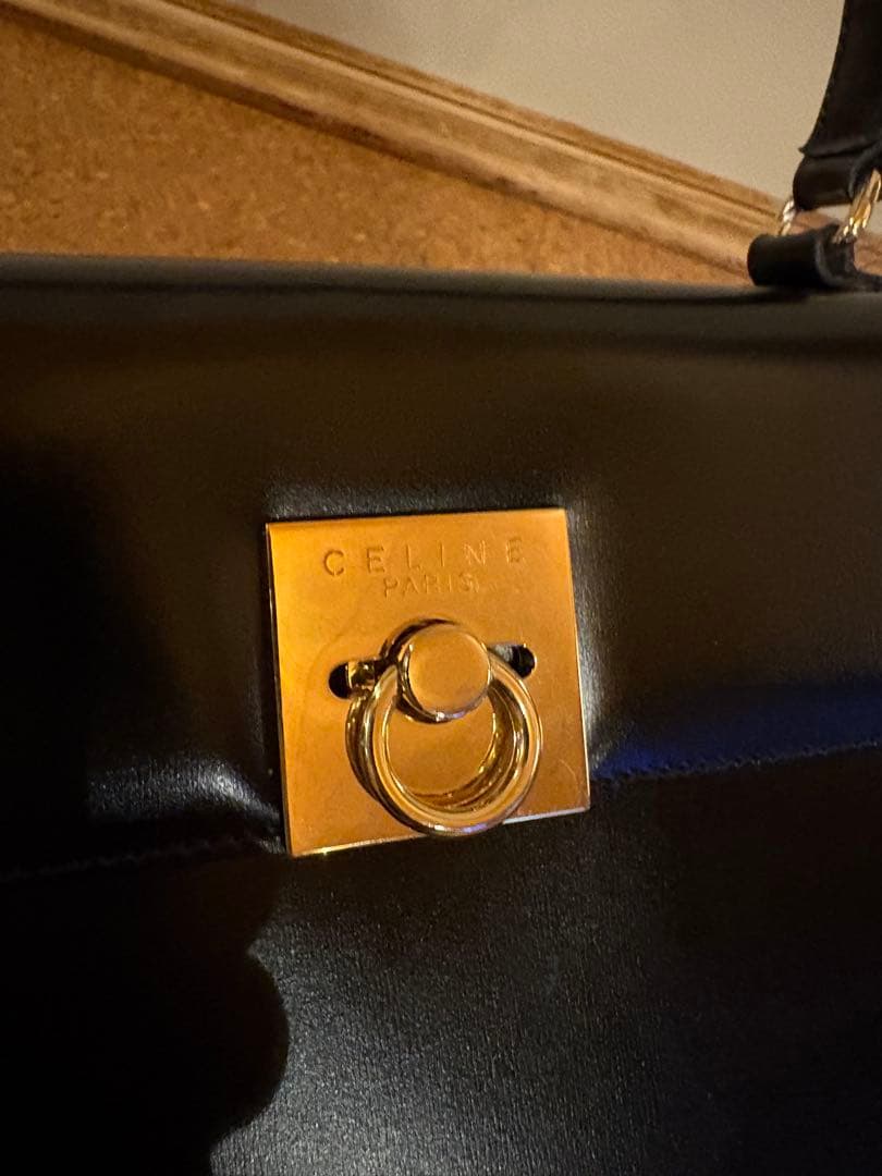 CELINE セリーヌ　ガンチーニ　ハンドバッグ　ヴィンテージ　オールドセリーヌ