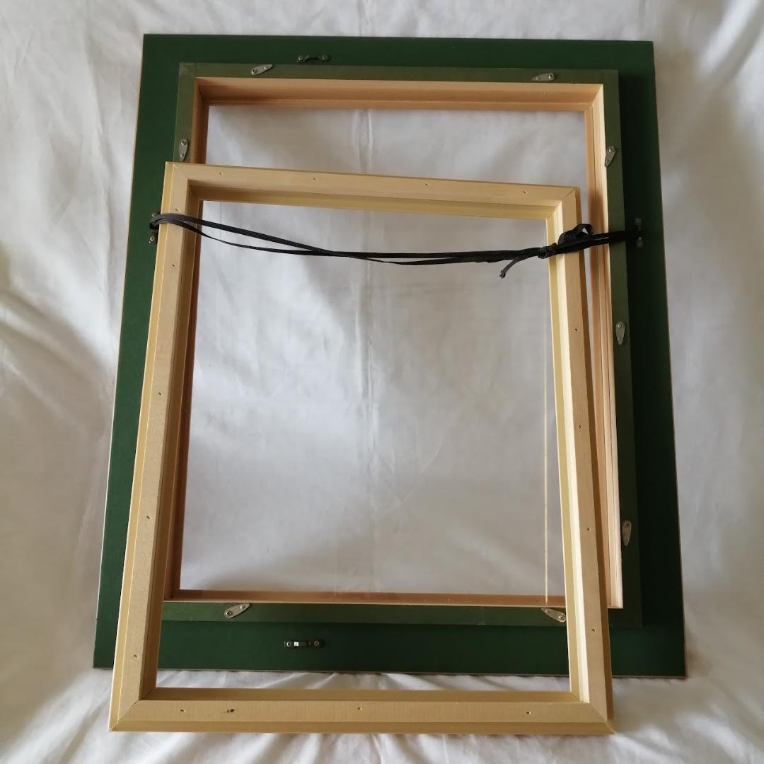 【 F6サイズ　額付き 】 模写： 藤島武二　「芳恵」 肉筆油絵