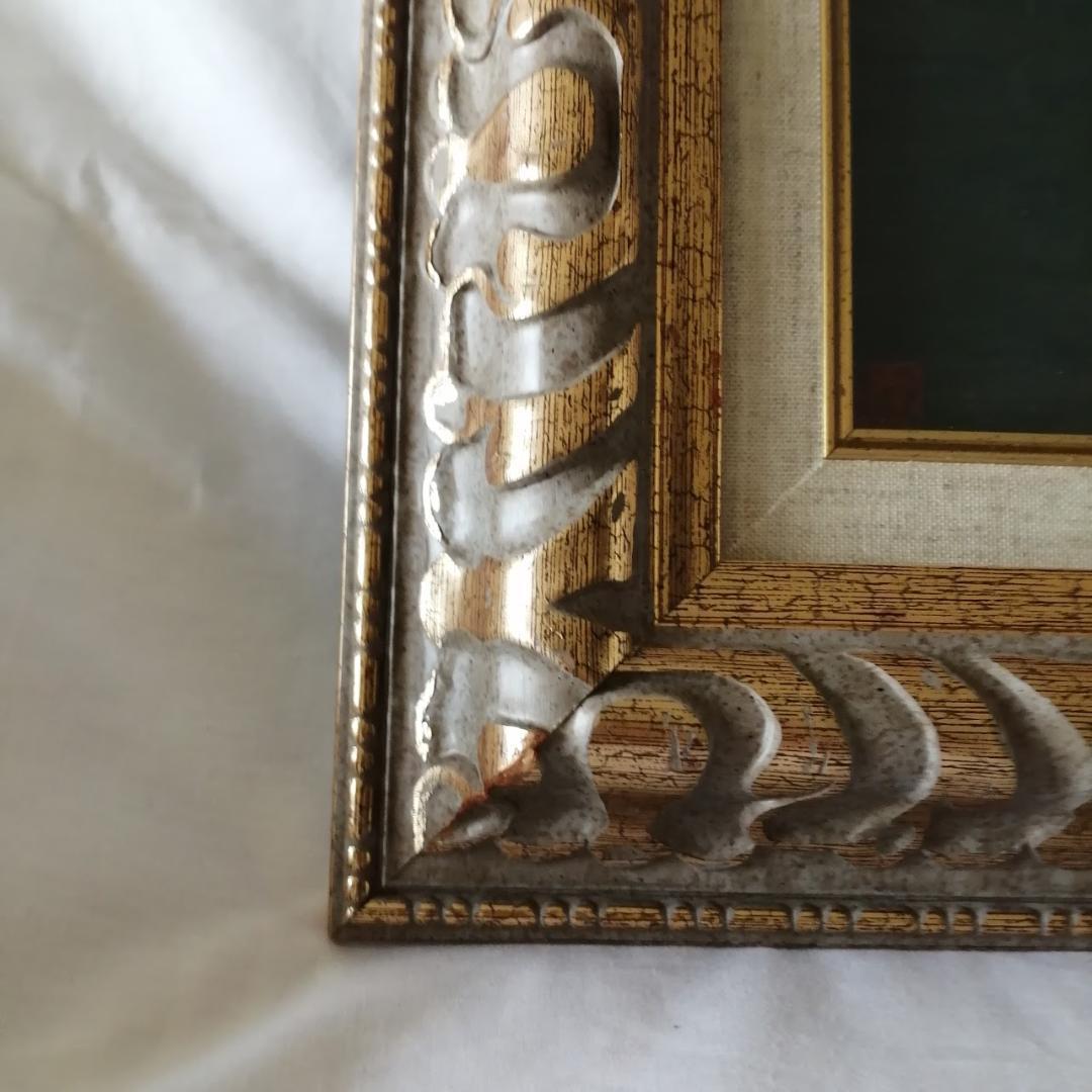 【 F6サイズ　額付き 】 模写： 藤島武二　「芳恵」 肉筆油絵