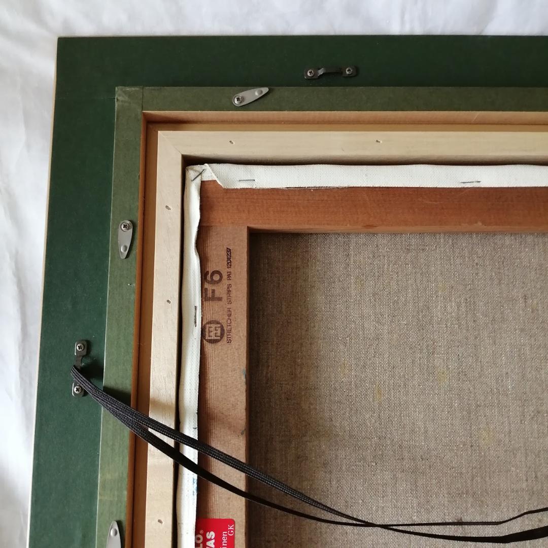 【 F6サイズ　額付き 】 模写： 藤島武二　「芳恵」 肉筆油絵