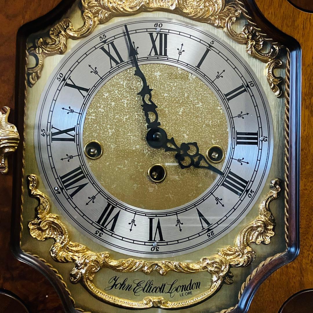 イタリア 【Le ORE/ラオーレ社】フランツ ヘルムレ 手巻き 置時計