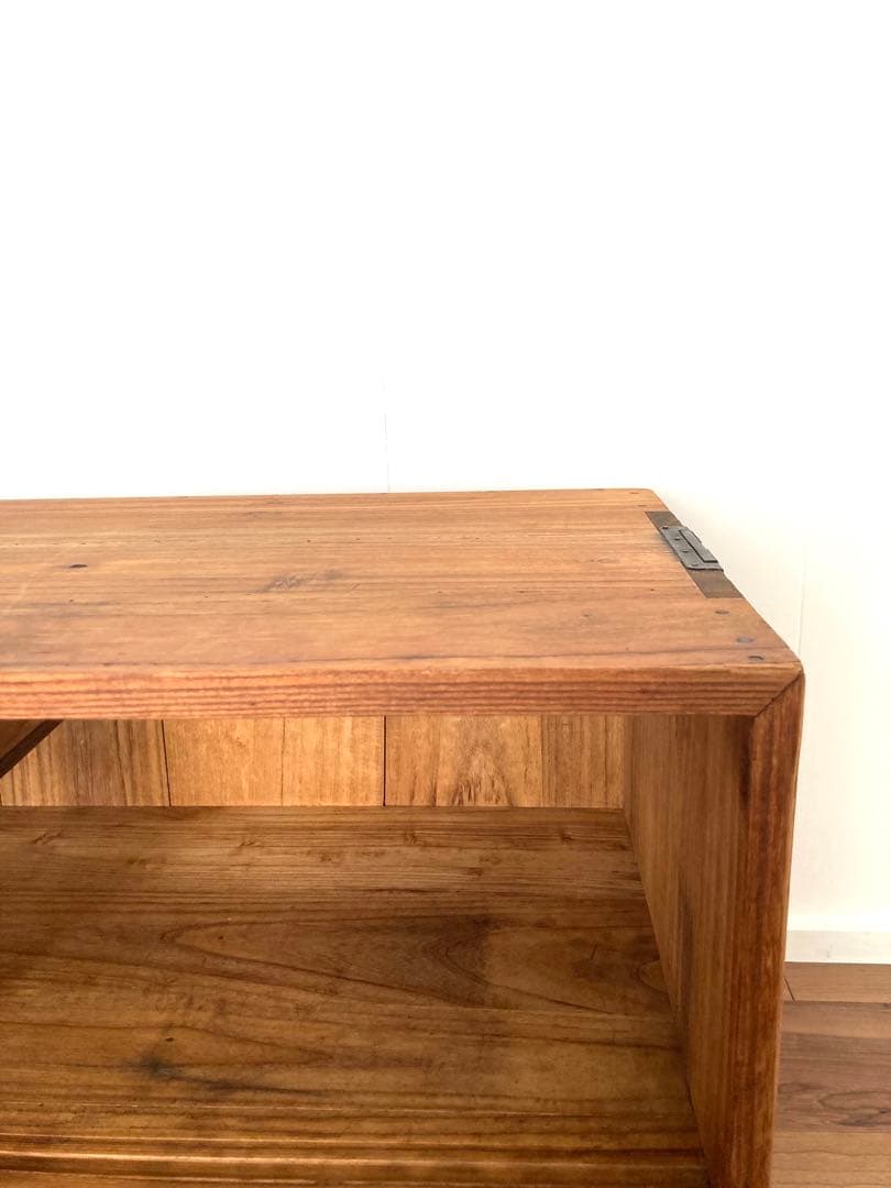 【メンテ済】アンティークの収納棚　ローボード　総桐　小物収納にも便利