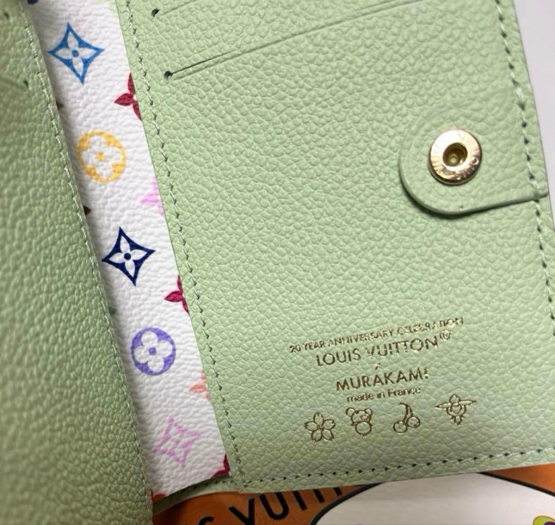 ルイヴィトンポルトフォイユ　リサ　グリーンティー　m14088新品未使用品