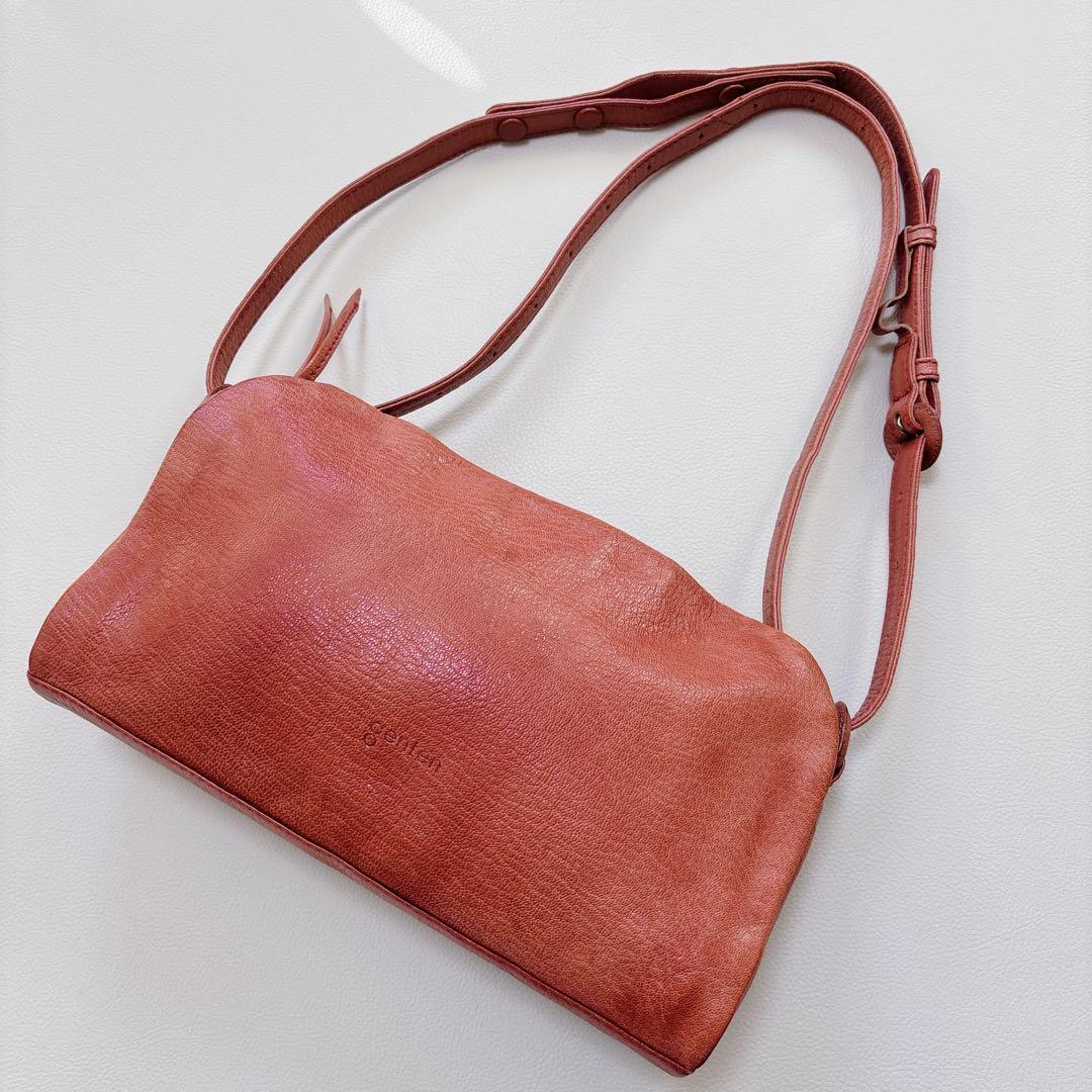 genten ゲンテン ゴートベーシック 2way スクエア ショルダーバッグ