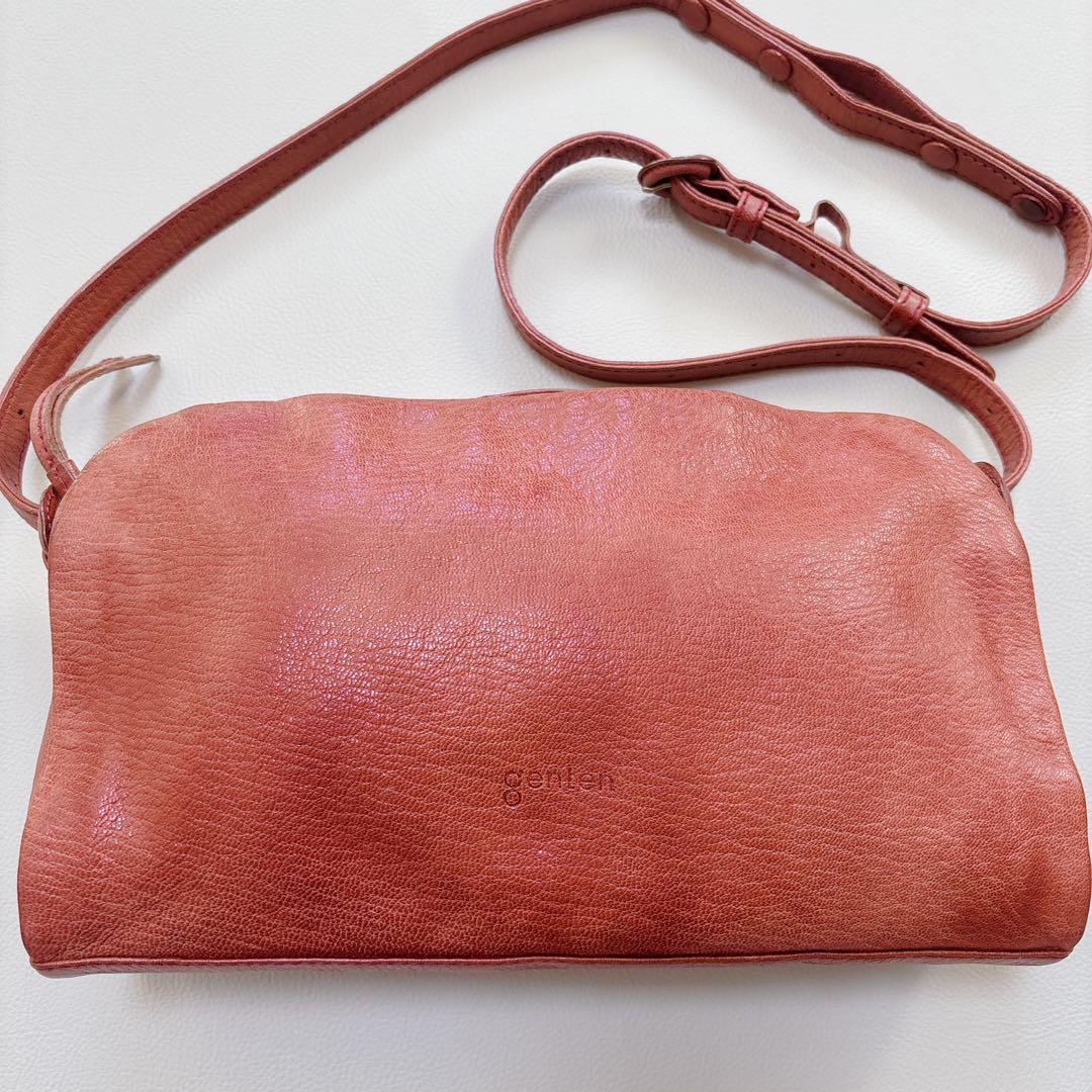 genten ゲンテン ゴートベーシック 2way スクエア ショルダーバッグ