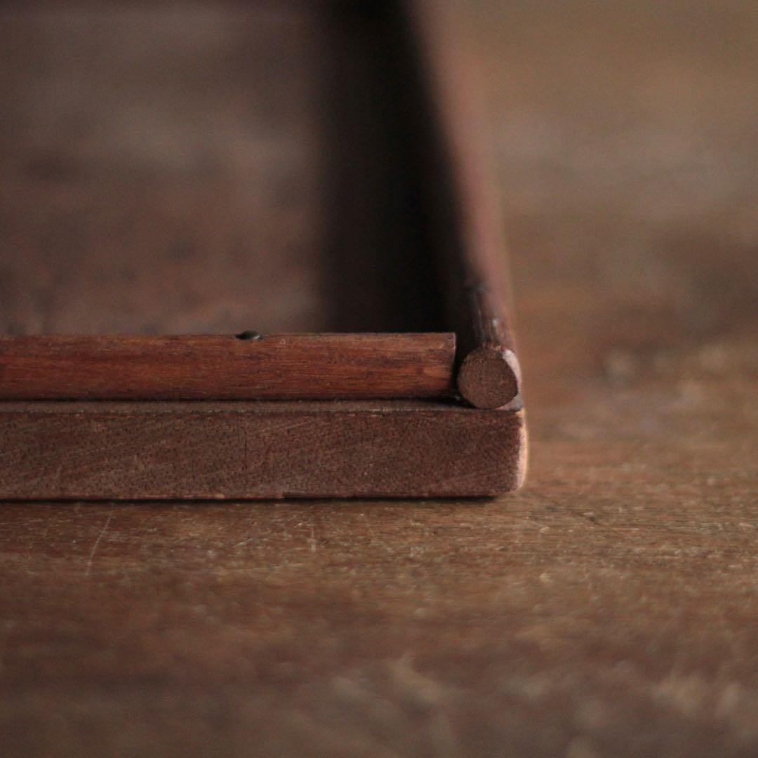 佳き木肌 木の トレイ トレー 古道具 アンティーク 煎茶道具 煎茶盆 独酌盆