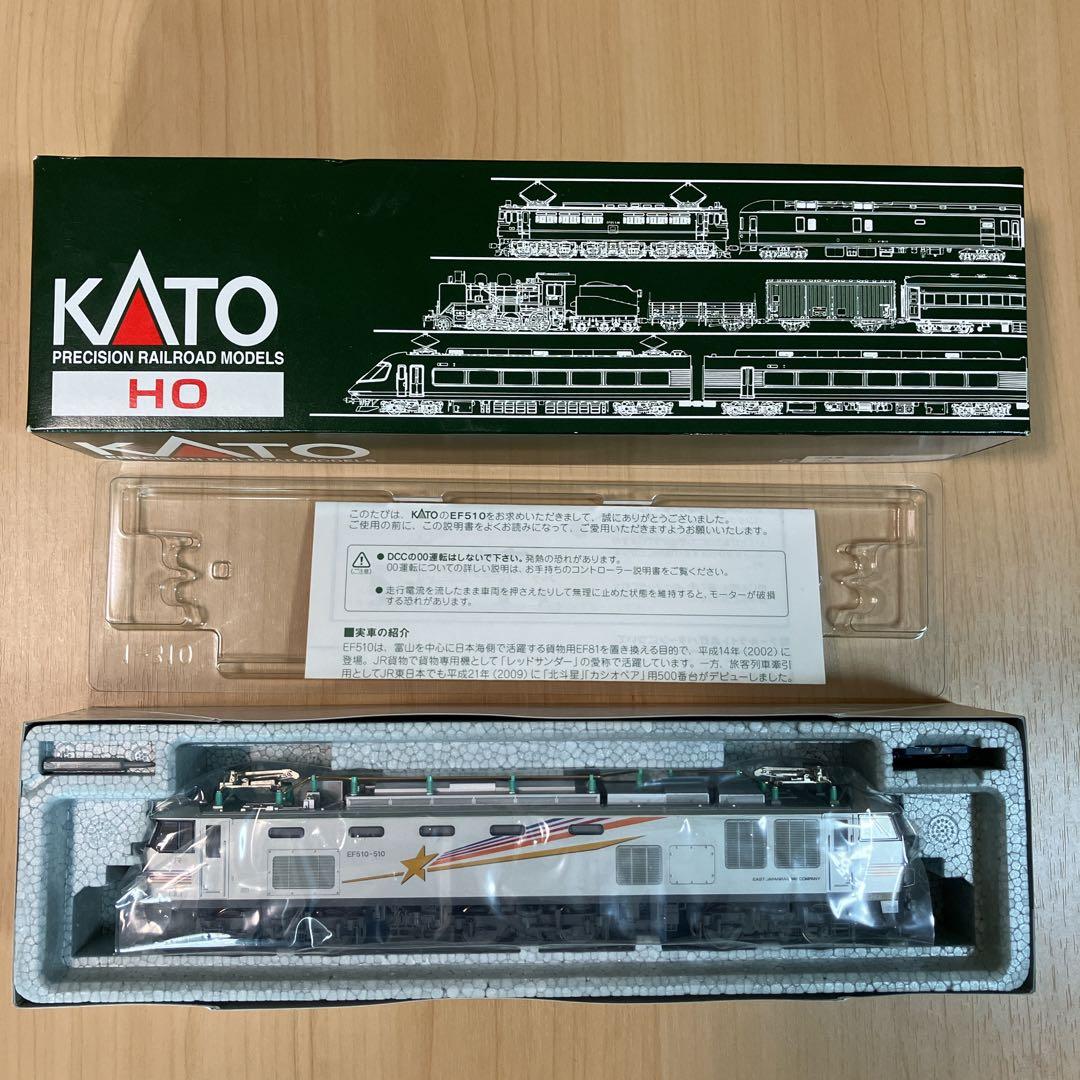 t*i様 KATO EF510 500 カシオペア色 HOゲージ