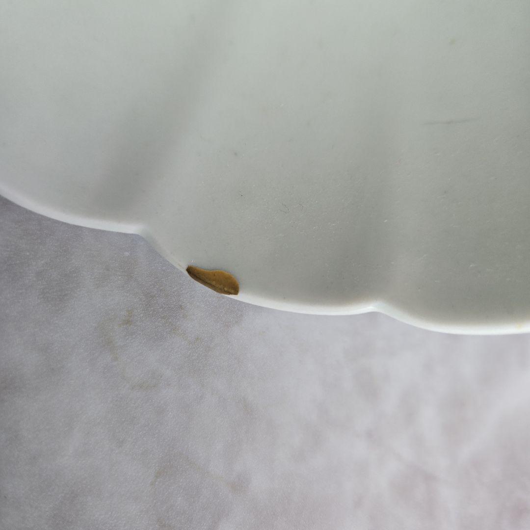 古伊万里　花唐草　向付　江戸時代　染付　五弁花　金直し　金継ぎ　アンティーク