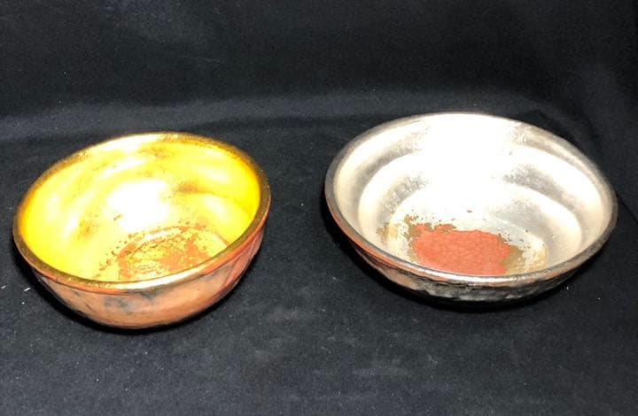 【茶道具】前大徳寺大橋香林書箱 昭楽作 蓬莱茶碗 赤楽茶碗 一双  茶碗A303