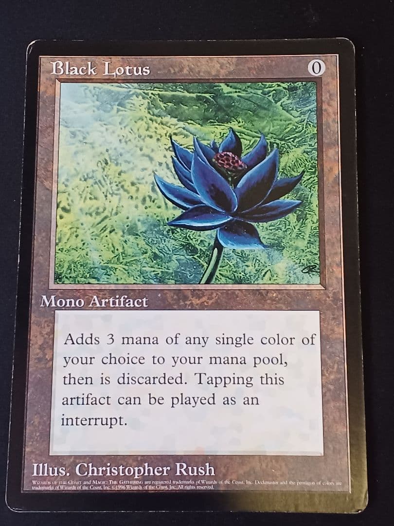 【大判カード】Black Lotus　プロモーションカード