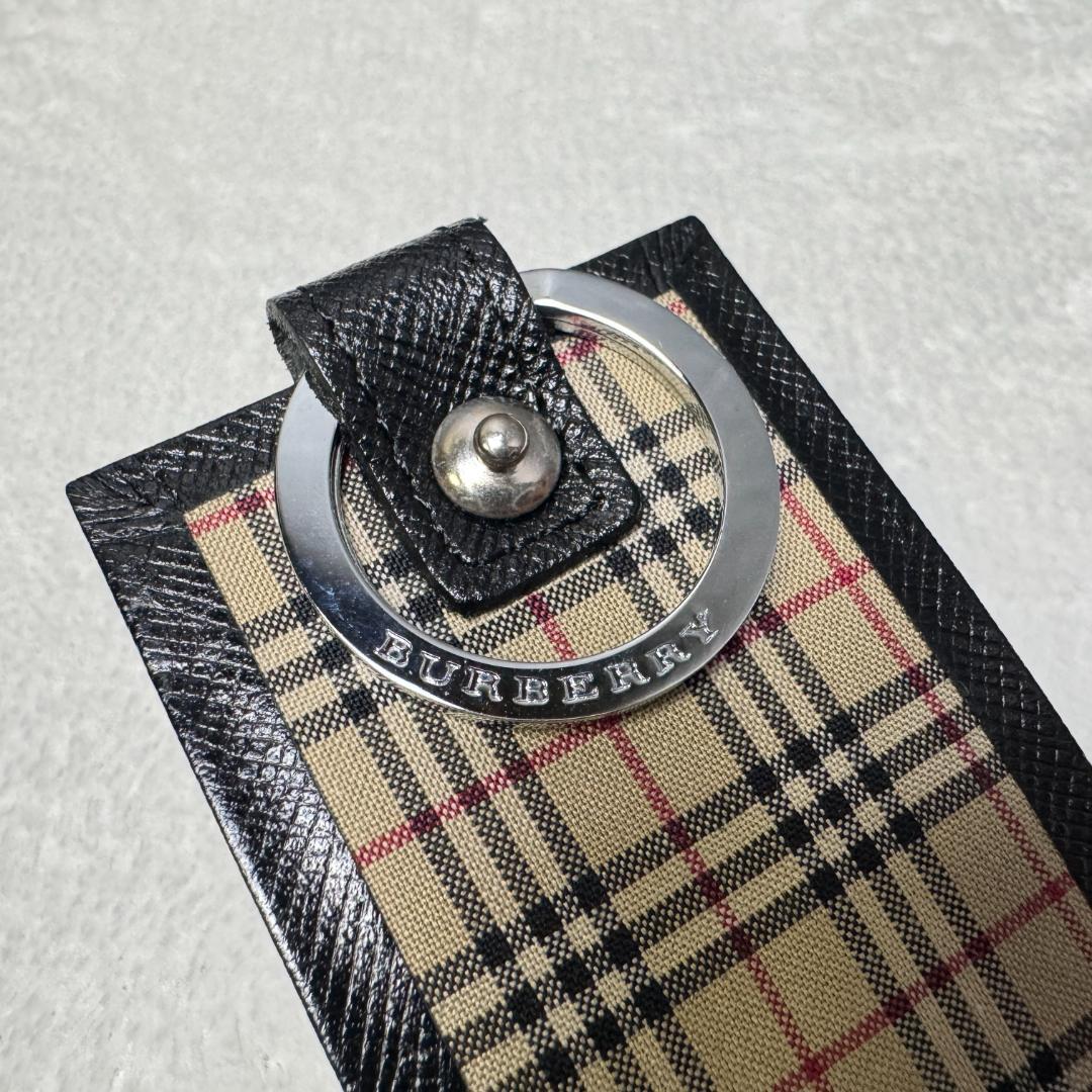 未使用☆Burberry バーバリー キーケース ブラック ノバチェック