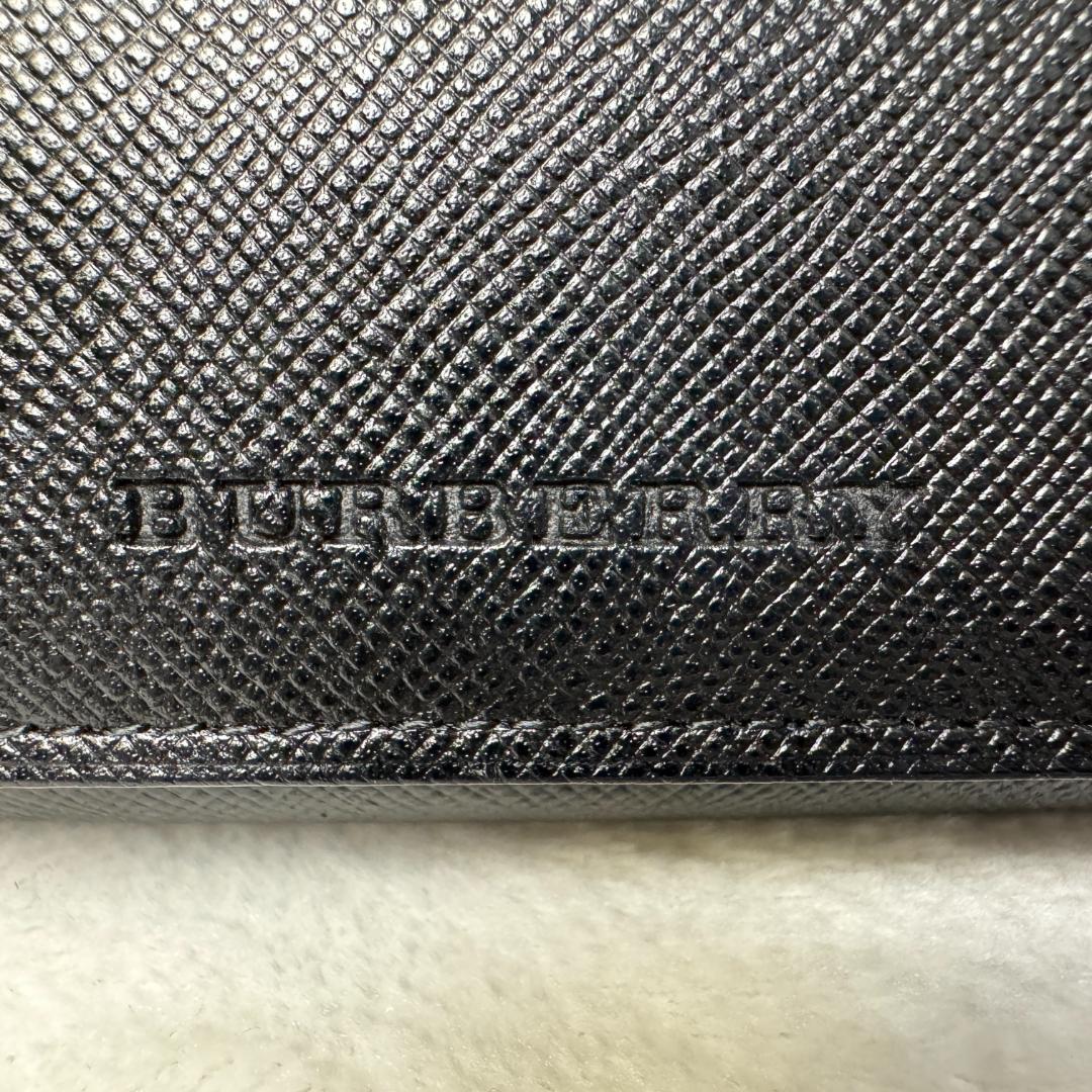 未使用☆Burberry バーバリー キーケース ブラック ノバチェック