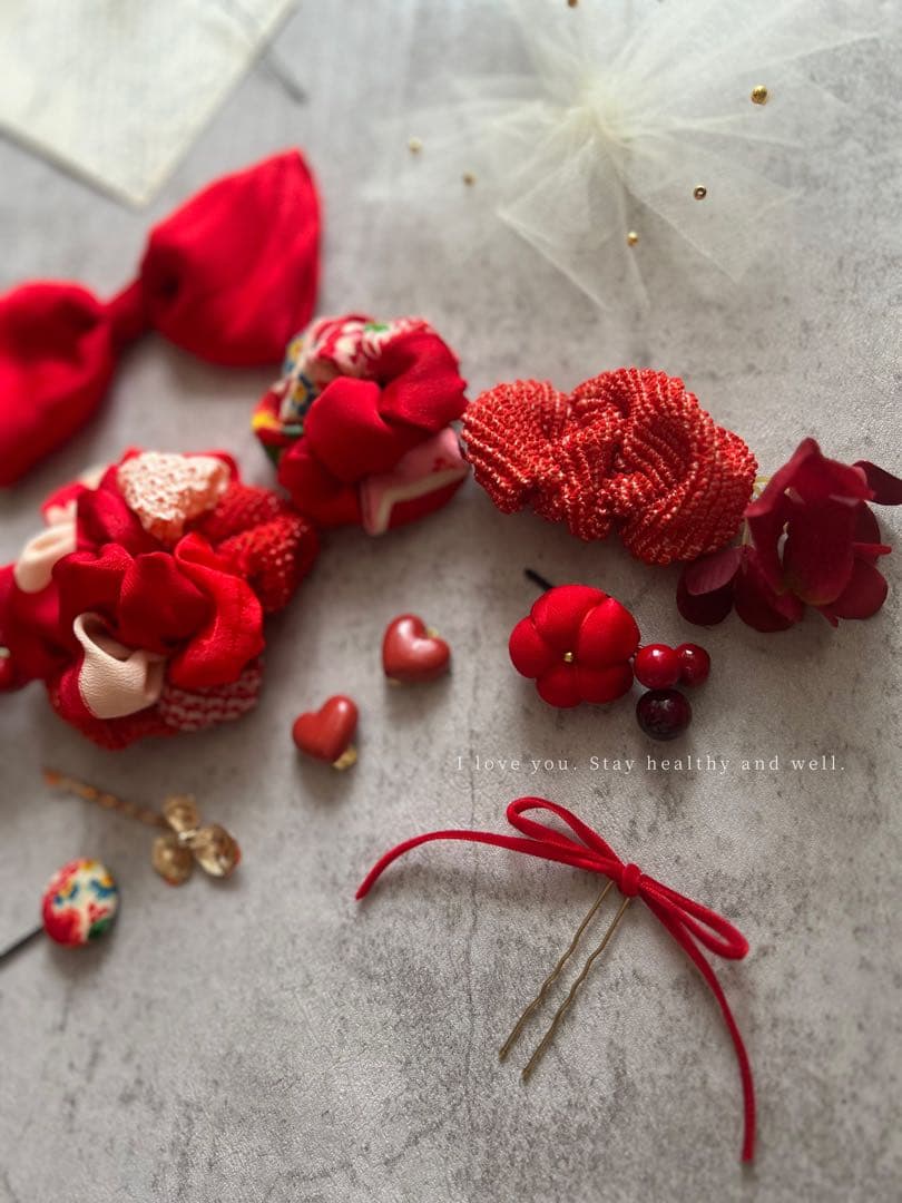 r*︎様 七五三　七五三髪飾り　ヘッドドレス　着物髪飾り　リメイク髪飾り　059