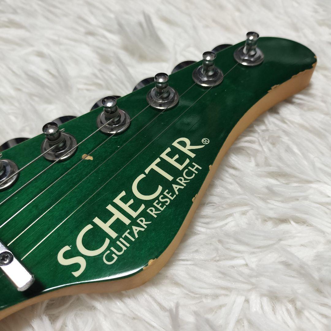 ギター Schecter SD-2-24-AS/R See-Thru Green