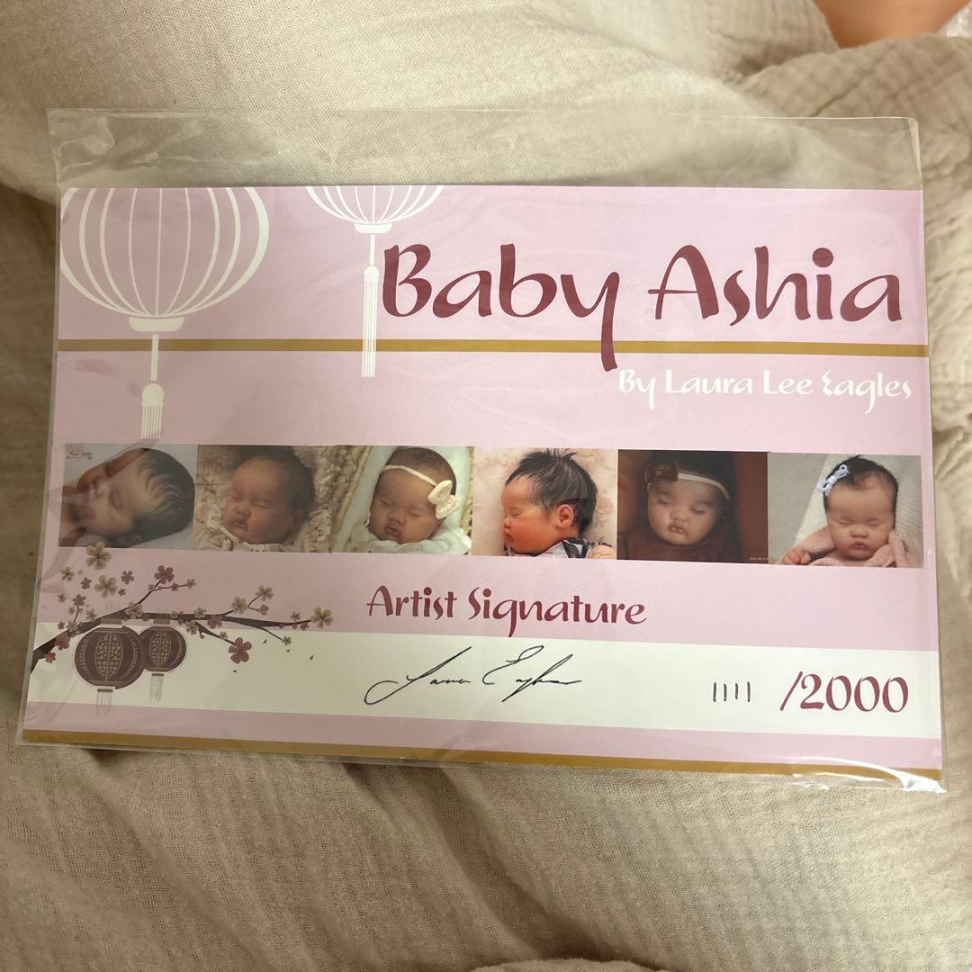 Ashiaアシアちゃん限定1111/2000 正規品、証明書付き、お腹プレート