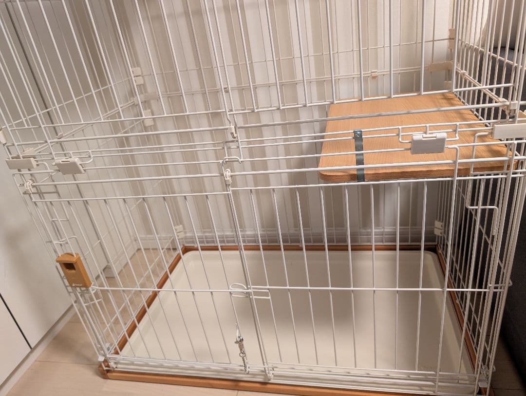 リッチェル 木製お掃除簡単キャットサークル M（ライトブラウン