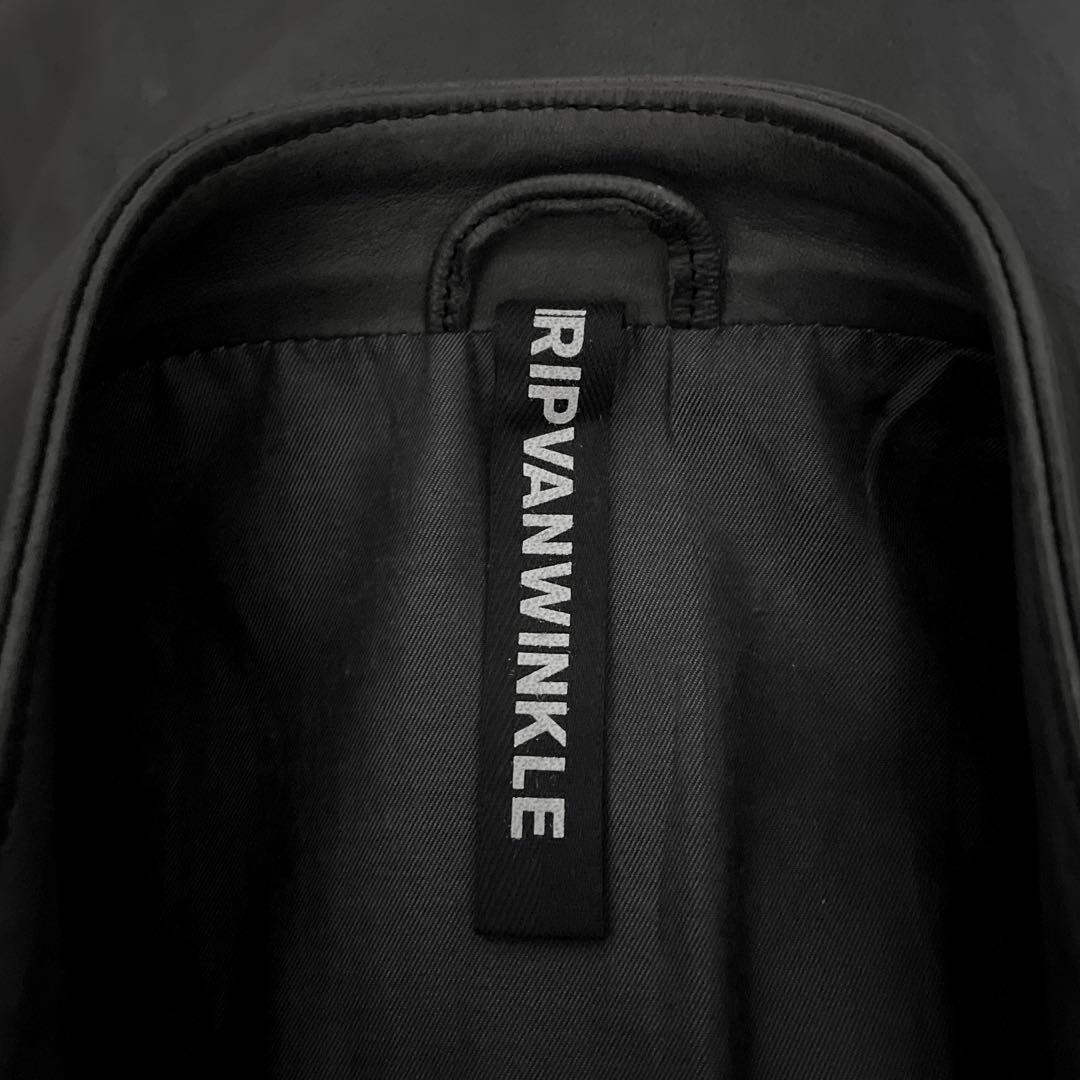 RIPVANWINKLE 定価¥239,800 ディアスキンレザーライダース鹿革