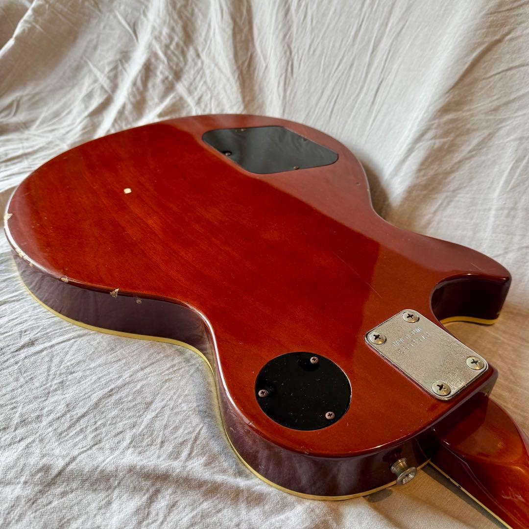 【動作確認済】グレコレスポール 1975年製フレイム杢 チェリーサンバースト