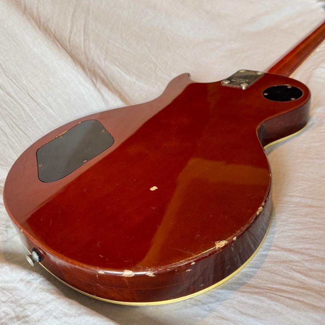 【動作確認済】グレコレスポール 1975年製フレイム杢 チェリーサンバースト