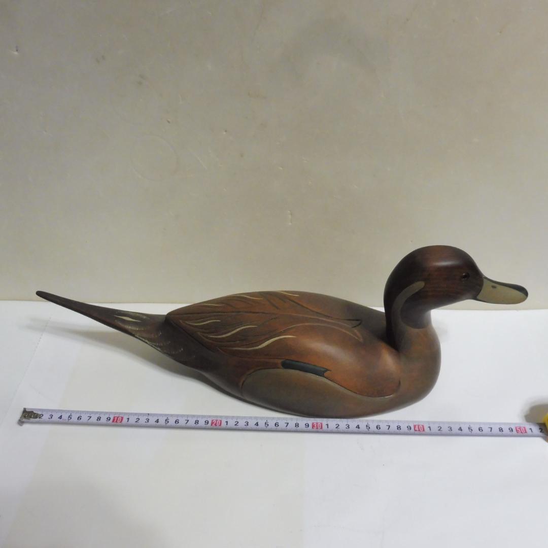 デコイ 鴨 水鳥 尾長鴨 Pintail Drakeのデコイ