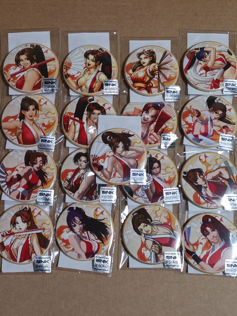 【在庫ラストワン】不知火舞コレクション C賞缶バッジ フルコンプ17種