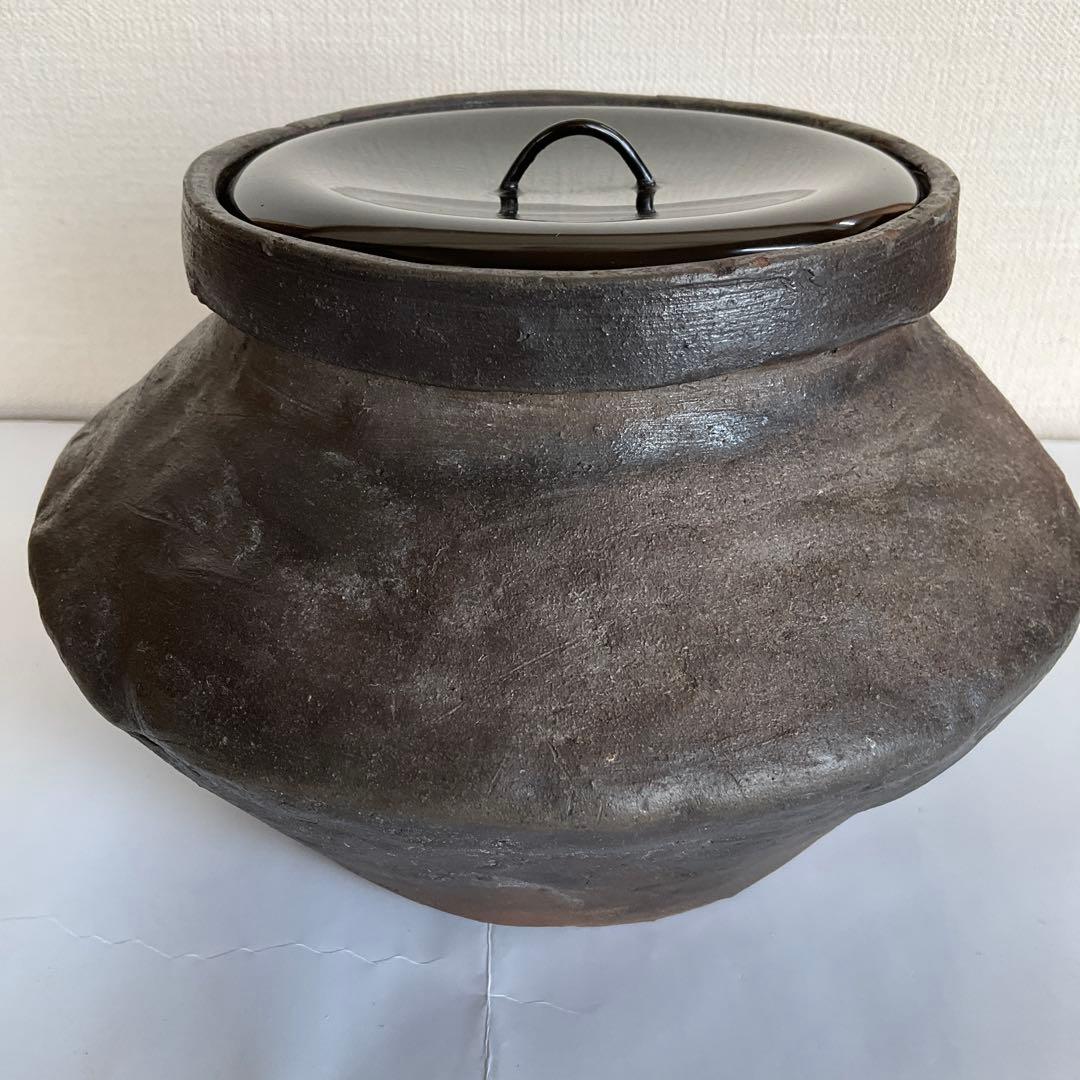 古常滑焼　算盤玉型水指　桃山〜江戸時代初期頃