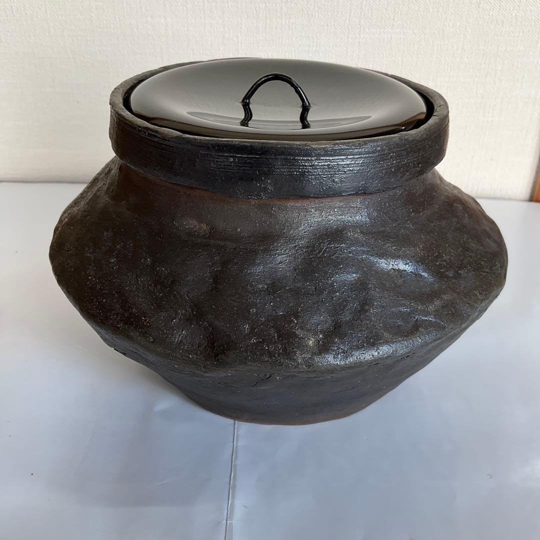 古常滑焼　算盤玉型水指　桃山〜江戸時代初期頃