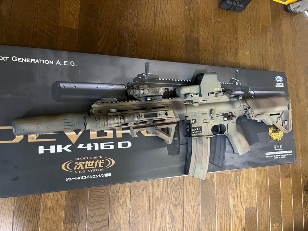 東京マルイ　次世代電動ガンHK416 DEVGRUカスタム　塗装品