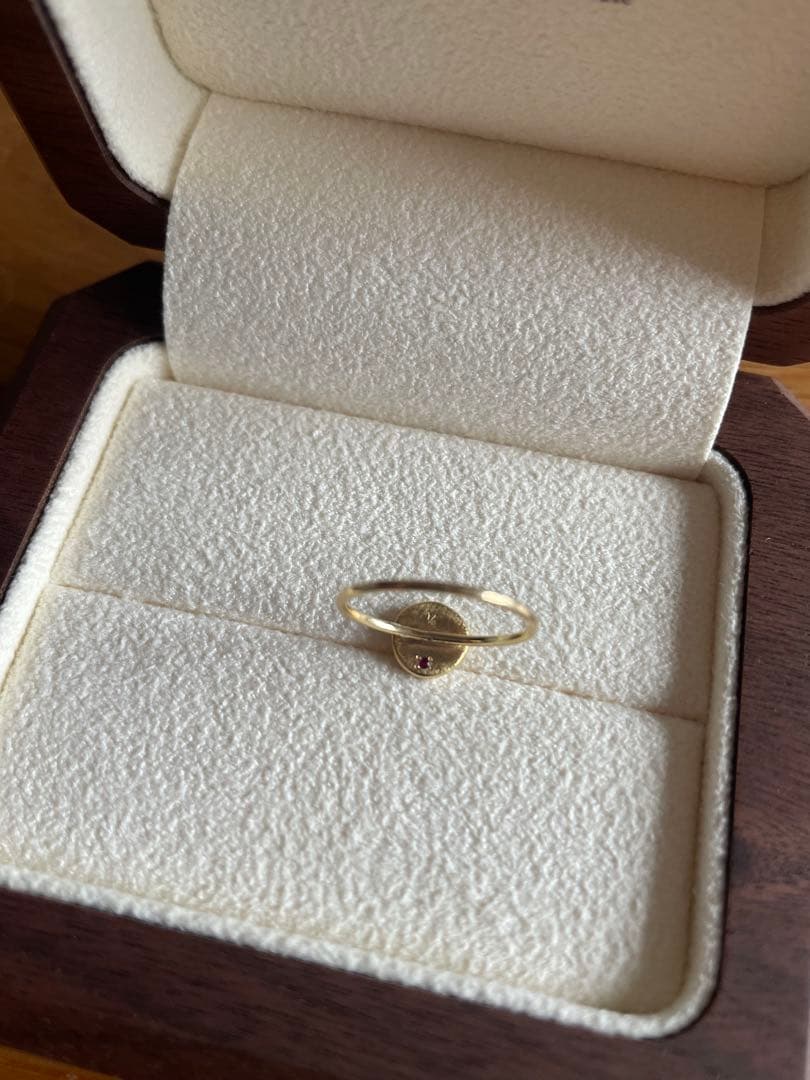 e.m. リトルエンブレム　little emblem アコヤパール　K18yg