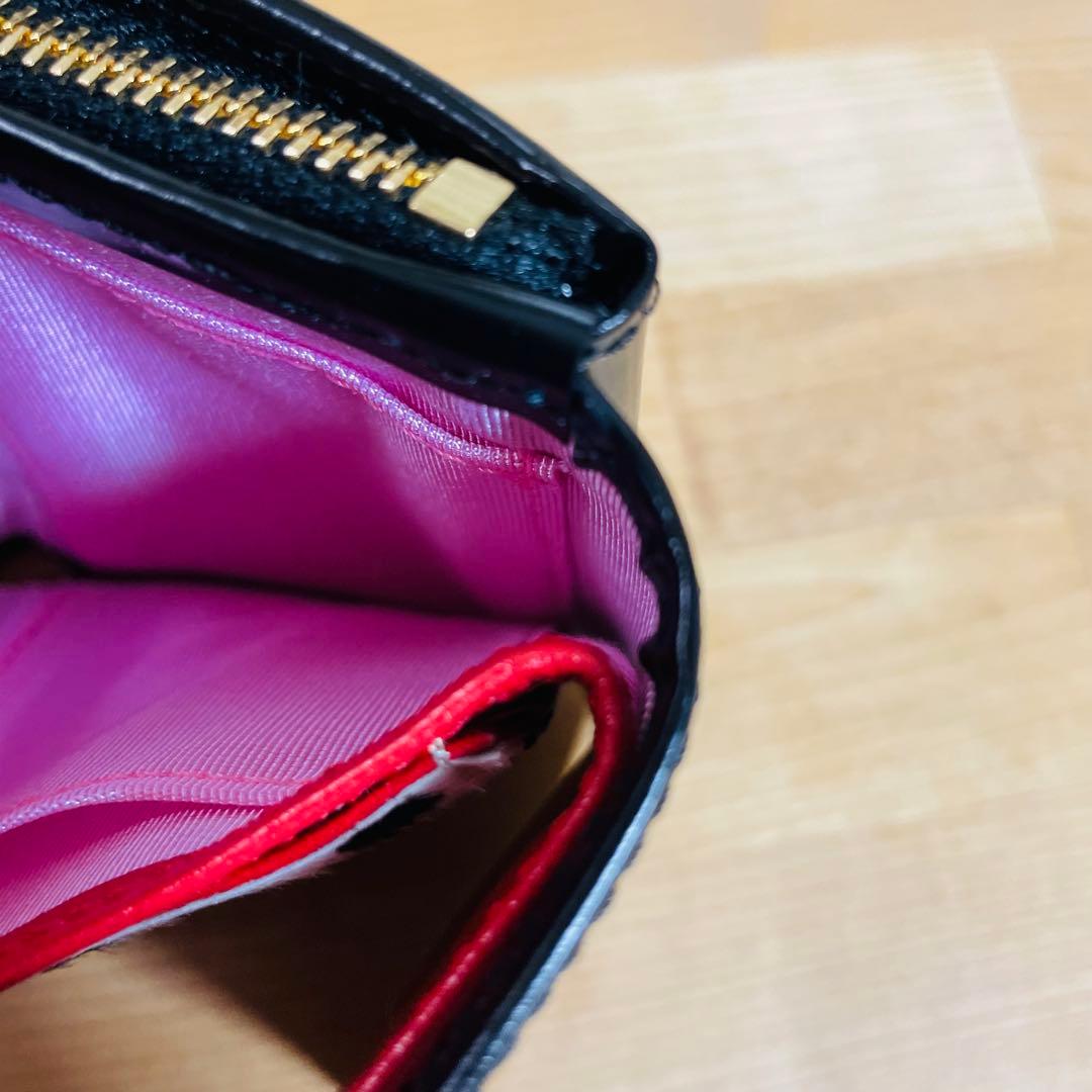 新品未使用品✨ フルッティディボスコ 二つ折り財布 コンパクト ブラック