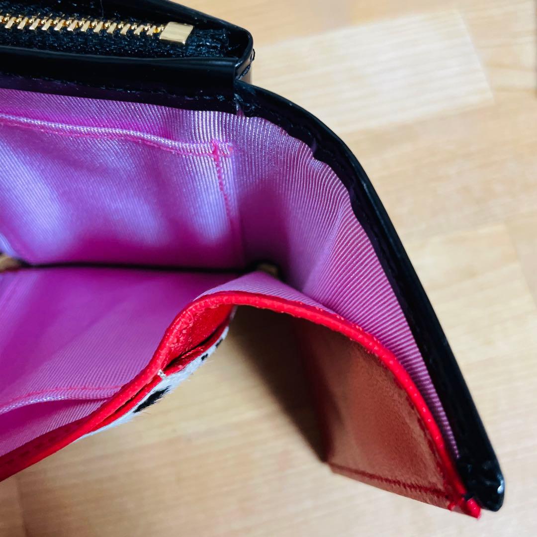 新品未使用品✨ フルッティディボスコ 二つ折り財布 コンパクト ブラック