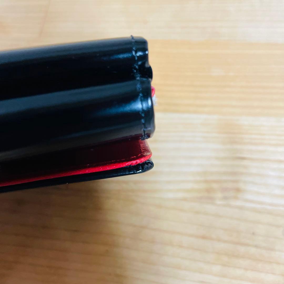 新品未使用品✨ フルッティディボスコ 二つ折り財布 コンパクト ブラック