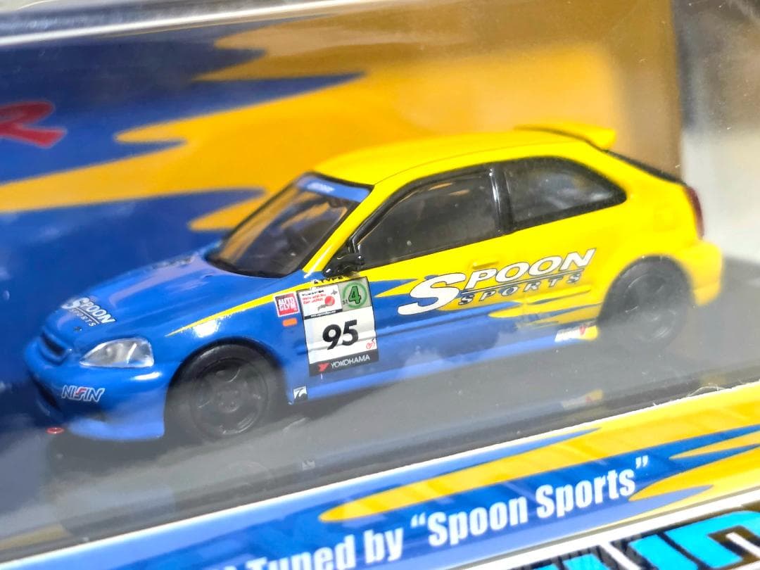 INNO64イノモデル1/64 ホンダ シビック Spoon 1セット 限定