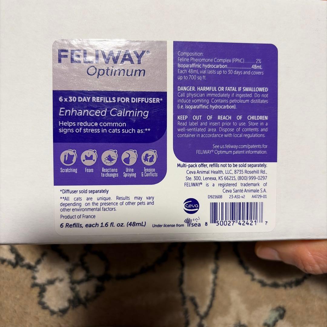 フェリウェイオプティマムリキッドとデフューザー