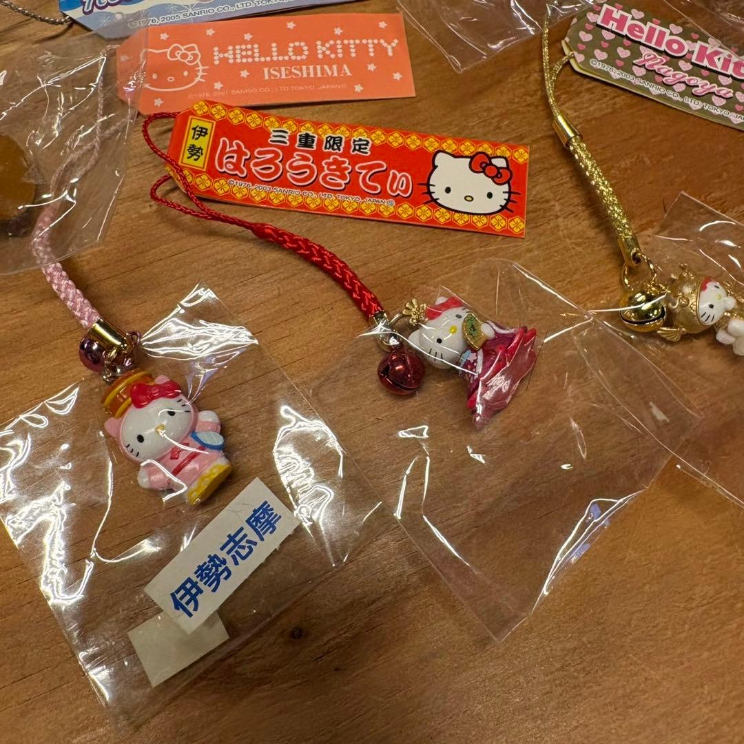 ハローキティ 愛知 三重 県内 限定 ご当地ストラップ 12個 セット