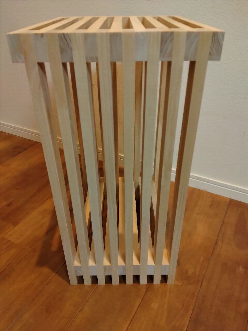 木製　ハンドメイド　オーダー　格子型　水槽台　アクアラック　棚　シェルフ