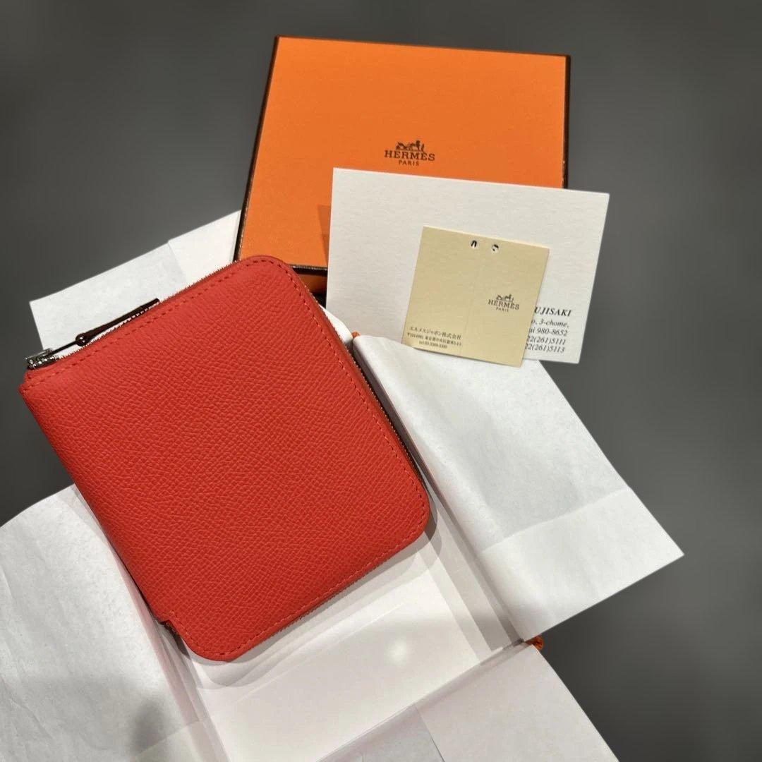 HERMES エルメス　アザップ　シルクイン　コンパクト　ミニ財布