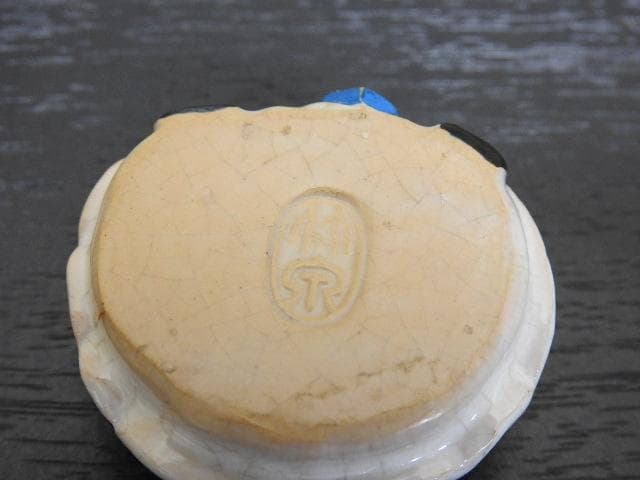 三浦竹泉　寿星香合　共箱　MA１５９