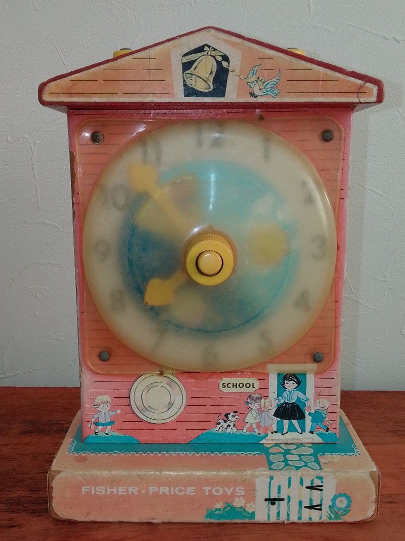 Fisher-Price Teaching Clock 音楽ボックス