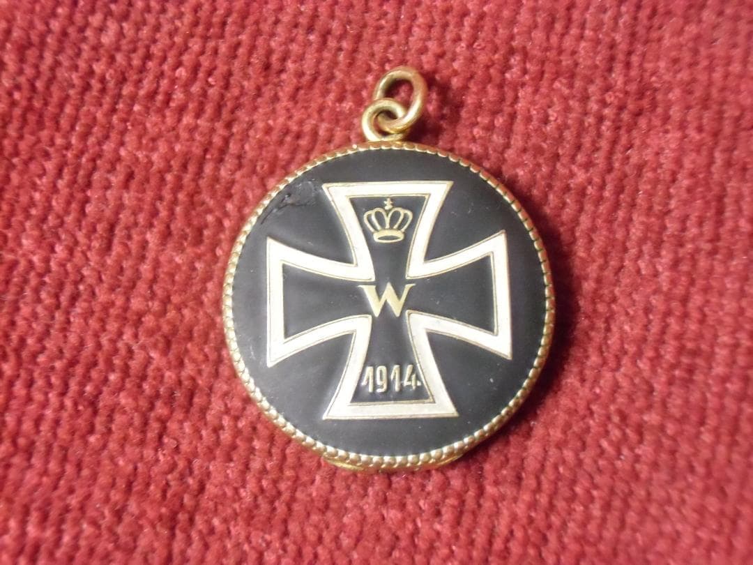 Ｗ帝政ドイツ軍/プロイセン王国＊鉄十字付きロケット➂（実物）