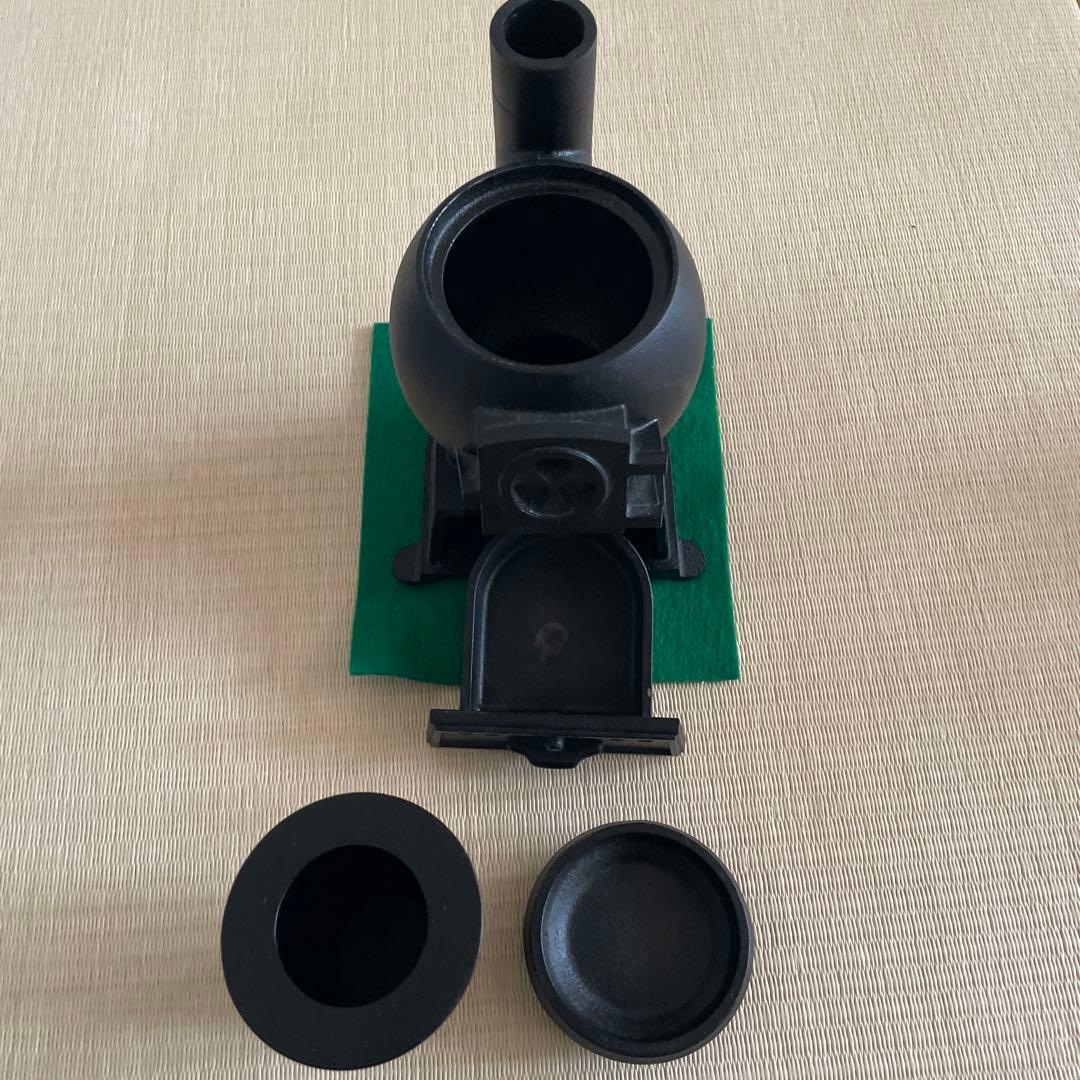 JR ストーブ型オブジェ 黒　ダルマストーブ　JR北海道