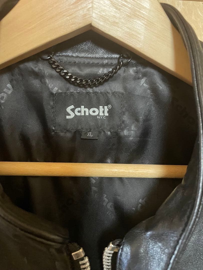 ショット　シングルライダースジャケット XL 782-3950078